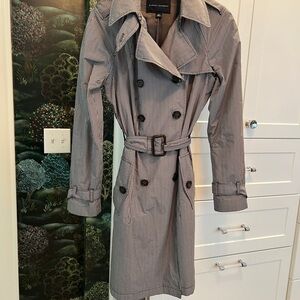 Banana Republic Houndstooth Trench Coat